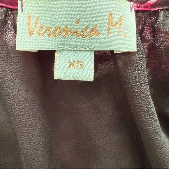 VERONICA M Magenta Blouse Women XS - Picture 4 of 5